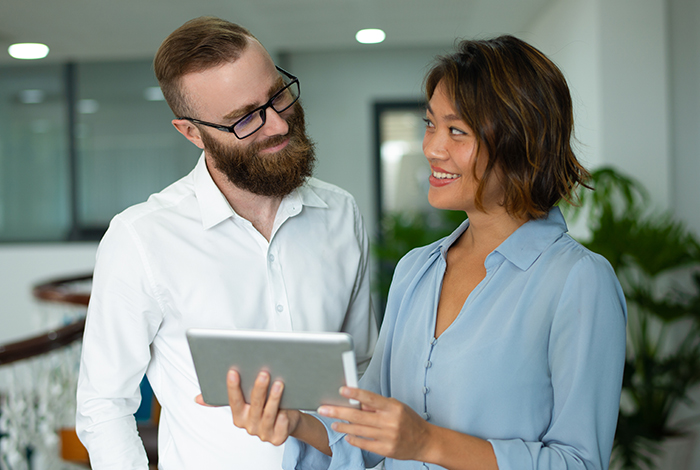 Équipe utilisant Odoo - Collaboration en entreprise